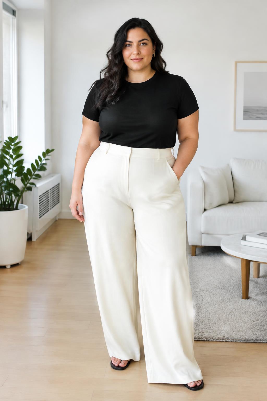 Well-Fitting Wide-Leg Trousers