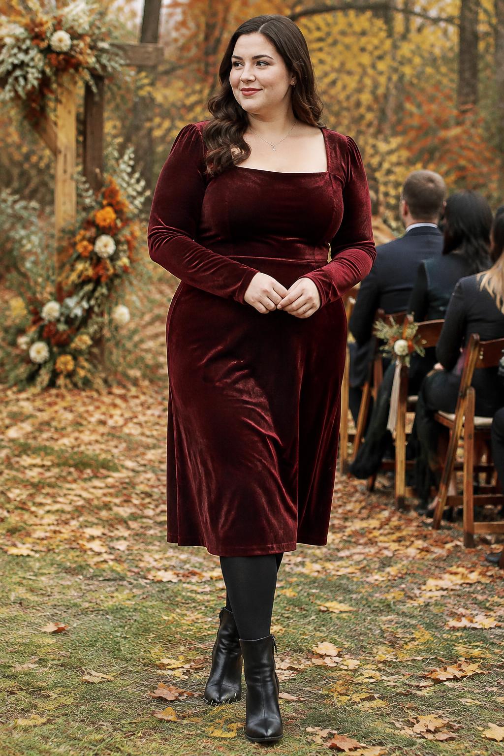 Autumn Velvet Midi